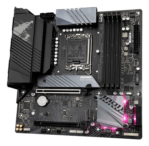 Placa Mãe Gigabyte Intel 1700 B760m Aorus Elite Ddr5 Matx