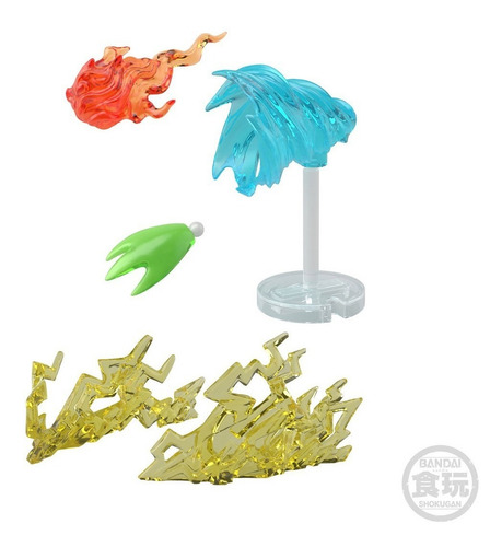 Efectos Haxorus Lugia Luxray Infernape Shodo Pokemon Bandai (Usado)