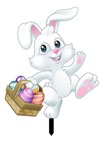 Conejo De Pascua Con Forma De Conejo De Pascua, Acrílico, 3