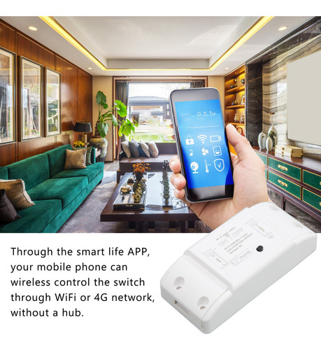 Interruptor De Luz Wifi Control Remoto Inteligente De Encend