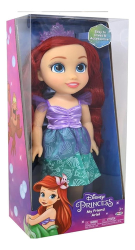 Muñeca Bebe Ariel 38 Cm Disney Entrega Ya