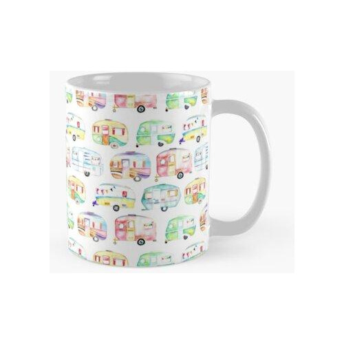 Taza Caravanas Retro Calidad Premium