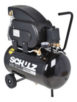 Imagem 2 de 4 de Compressor De Ar Pratic Air Csi 8,5/25lt 2hp 220v Schulz