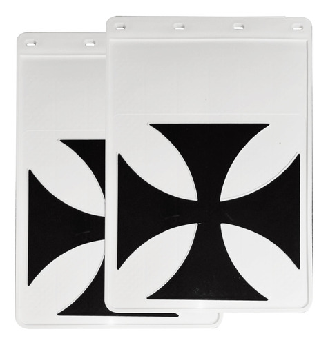 Par Loderas Cruz Romana Pick Up Blanco Negro 45.5 X 30.5 Cm