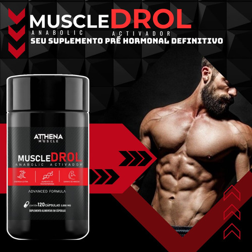 Suplemento Homen Gh Muscledrol Auxilio Hipertrofia Envio Já Sem Sabor
