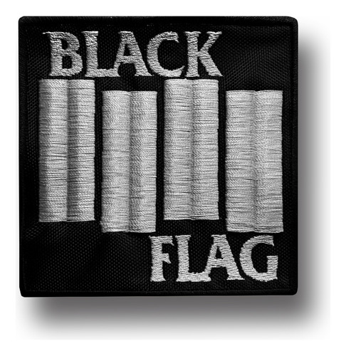 Parche Bordado Mediano Black Flag