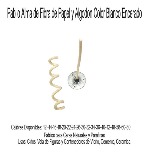Imagen 4 de 7 de Pabilo Encerado Alma De Papel - Algodon / Ecológico 10 Mts