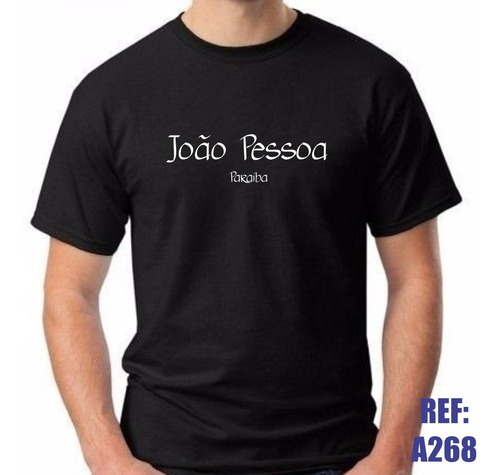 Camiseta João Pessoa Cidade Brasil - Algodão