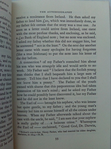 The Autobiography Of Charles Darwin. 1809-1882. Nora Barlow