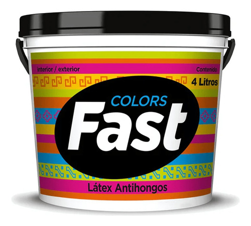 Latex Antihongos Fast Colores 1 Galon Acabado Mate Color Rosa