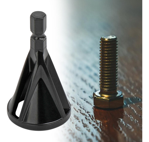 Ferramenta De Chanfro De Repartição Cabo Hexagonal Preto