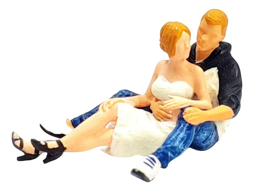 Figuras De Pareja De Resina 1/64, Adorno De Estilo B
