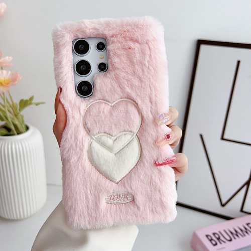 Funda De Felpa Love Para Samsung Galaxy S20 S21 S22 S23 S24