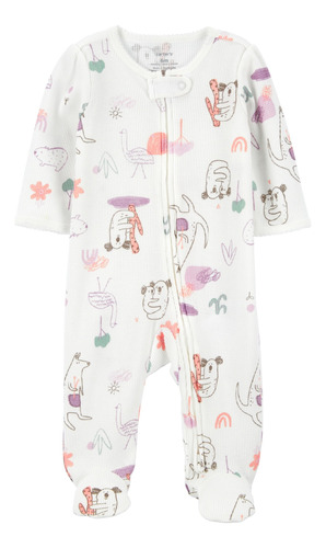 Pijama 1 Pieza De Algodón Térmico Con Pie Diseño Koala Ca