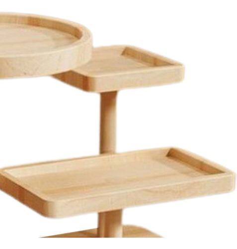 Estante De Madera Para Exhibir Accesorios Y 30x13,5x23cm