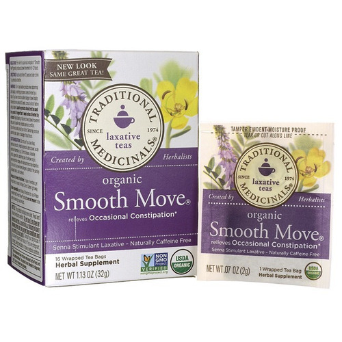 Smooth Move® Herbal - 16 Bolsitas De Té