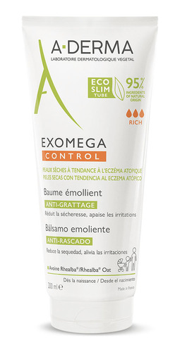 Exomega Control Bálsamo - A-derma 200 Ml