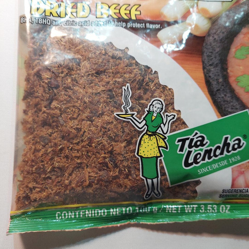 Carne Seca De Res Tía Lencha. 100 Gramos.