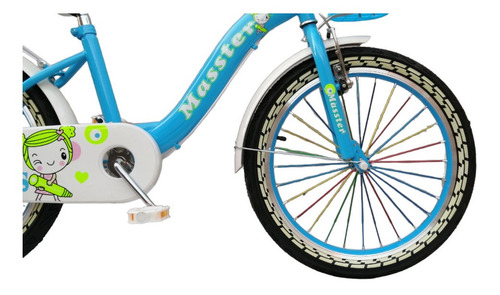 Imagen 3 de 7 de Bicicleta Para Niñas Aro 20 Bmx Campera