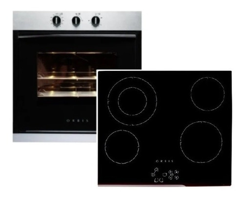 Combo Orbis Horno A Gas 960apo  Vitro Ev4deo 60cm Digiya