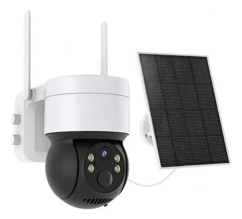 Cámara Solar Wifi 360 Impermeable Visión Nocturna Alarma App