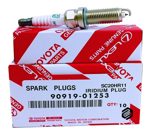Imagen 1 de 4 de Bujia Iridium Corolla Irani Twingo 16v Nissan Tiida Sentra