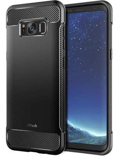 Funda Para Samsung Galaxy S8 (color Negro/marca Jetech)