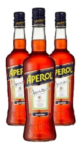 Aperitivo Aperol 750ml ( 3 Garrafas )