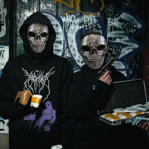 Máscara De Calavera De Halloween Horror Ghost Call Mw2 Of Du