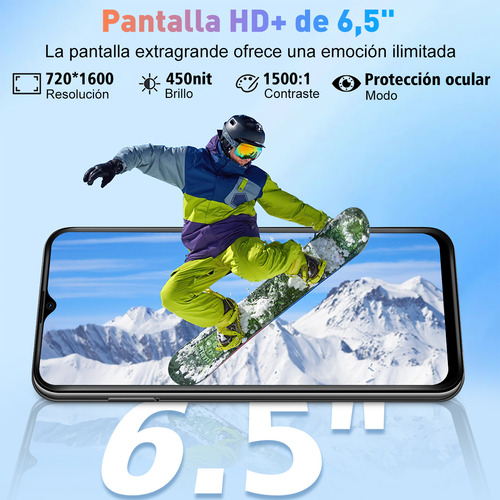 Xgody V50 10+128 GB Ram Dual Sim negro
