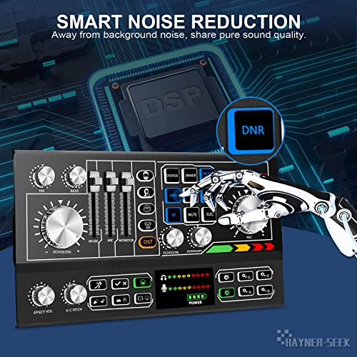 Equipo Podcast Bundle Micrófono Condensador Estudio Dj
