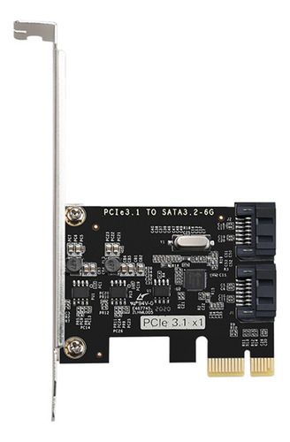 Tarjeta Adaptadora Pci-e3.1 A 2 Puertos Sata3.2 6g Con Chip