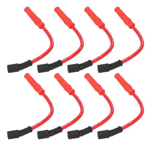 8 Cables De Bujía De 0.4 Pulgadas De Resistencia Ultrabaja A