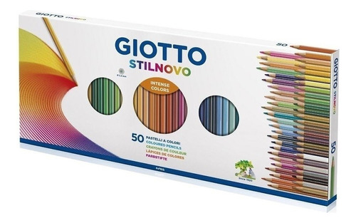 Lapices Color Stilnovo Set X 50 Largos Giotto 