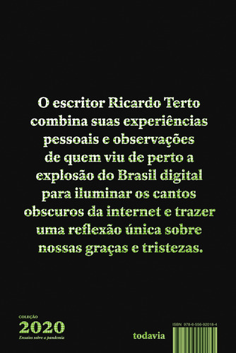 Quem é essa gente toda aqui?: Internet e acessibilidade no Brasil da pandemia, de Terto, Ricardo. Coleção 2020 Editorial Todavia - POD, capa mole em português, 2021