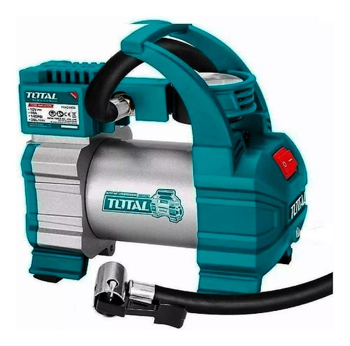 Compresor Aire Mini Batería Portátil Total  Ttac1406 12v