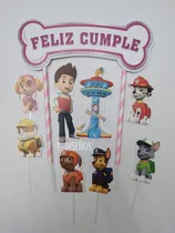 Comprar Adorno De Torta Cake Topper Oferta Listo Para Retirar-enviar Azul Patrulla Paw