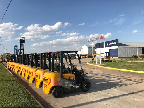 Autoelevador Liugong 3.500kg Torre Triple Con Desplazador