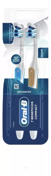 Oral-b Pro-salud 7 Beneficios Cepillo Dental Suave X 2 U