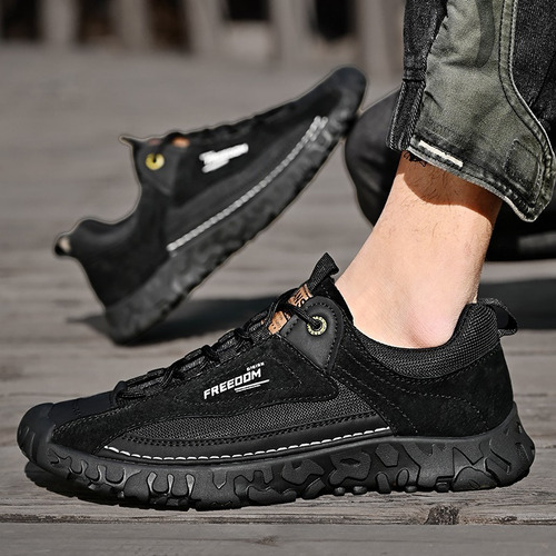 Zapatos Deportivos Casuales De Cuero Para Hombre, Botas De T