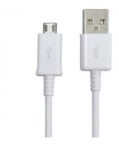 Cable Usb A Micro Usb Celular 1m Blanco Global LG Huawei 