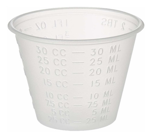 Dynarex 4258 Medicine Cup (polyethylene), 100 Count, 1 Sleev