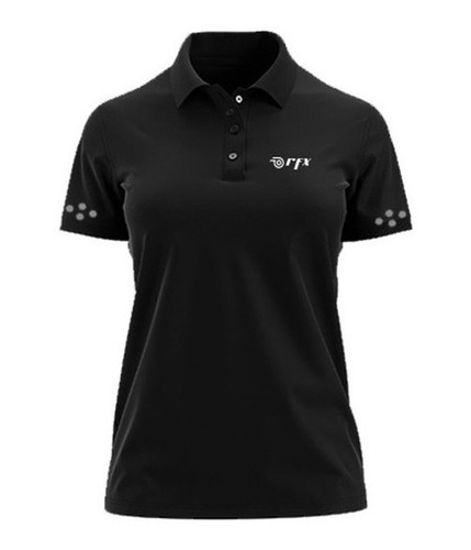 Polo Golf Rfx Sport Camisa Polo Negro Mujer Pol-neg-dam