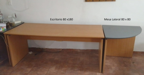 Escritorio  Gerencial Con Tres Mesas Laterales  