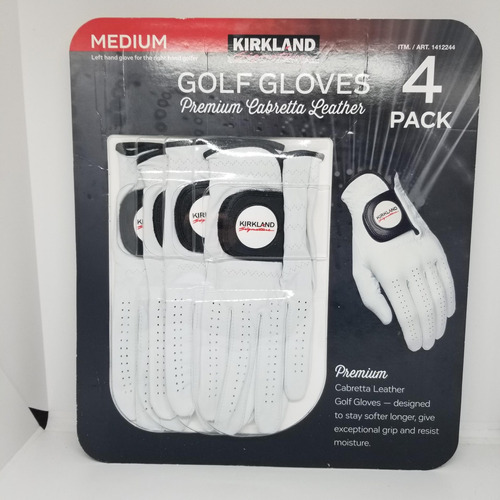 Guante De Golf X 4 Medium Kirkland