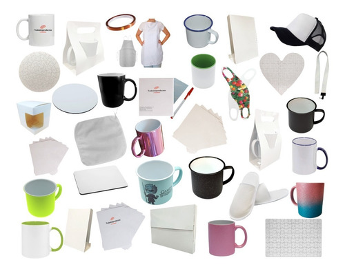 Imagen 3 de 10 de Kit Combo 8 En 1 Tlp Sublimacion Plancha Tazas +de 45 Extras