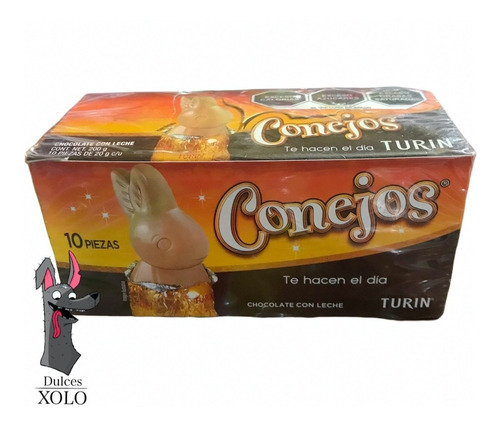 Conejos Turín Chocolate 10 Piezas