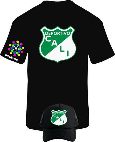 Camiseta Manga Corta Deport Cali Esp Edicion Obsequio Gorra 