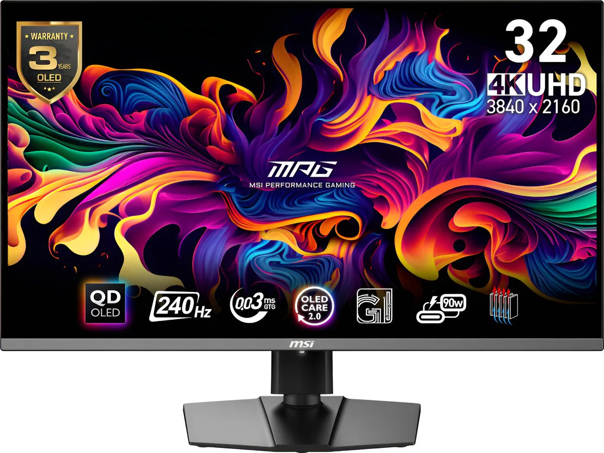 Msi Mpg 321urx 32 4k 240hz Qd-oled Gaming Monitor