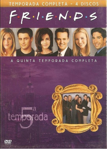 Friends 5 Temporada Completa Box 4 Dvd Courteney Cox Arquett